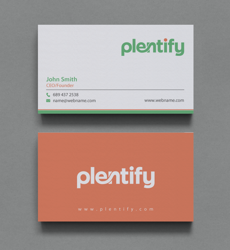 Visitenkarten-Design von chandrayaan.creative für Plentify | Design #13367464