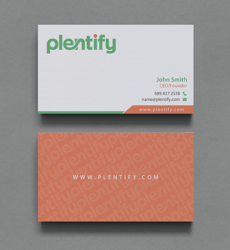 Visitenkarten-Design von chandrayaan.creative für Plentify | Design #13367465