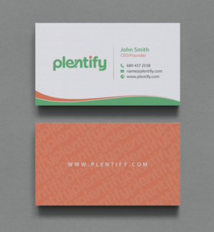 Business Card Design by chandrayaan.creative for Plentify | Design: #13367504