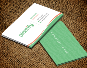 Business Card Design by chandrayaan.creative for Plentify | Design: #13367505