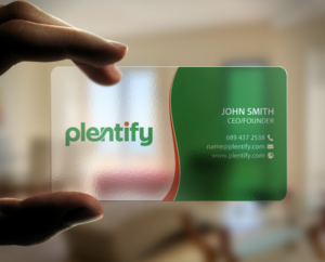 Business Card Design by chandrayaan.creative for Plentify | Design: #13367703
