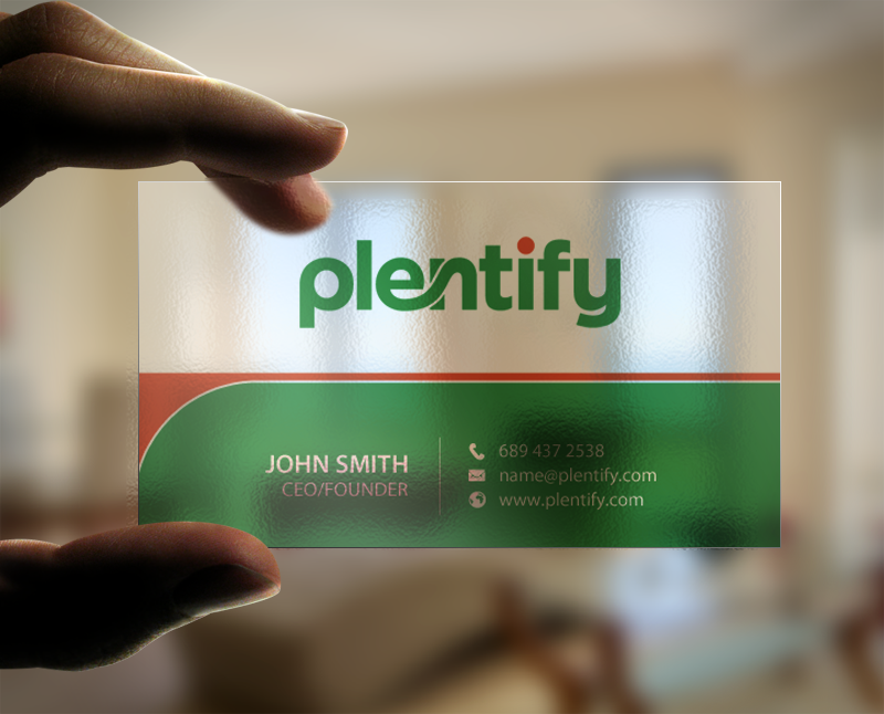 Business Card Design by chandrayaan.creative for Plentify | Design #13367719
