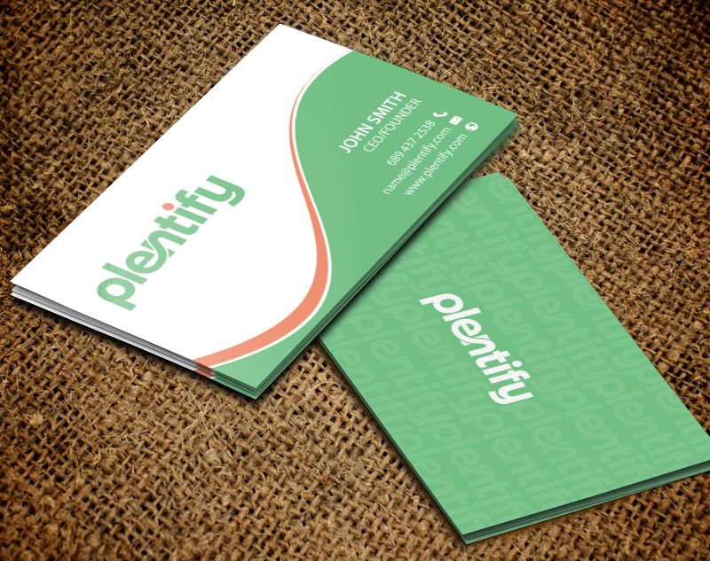 Business Card Design by chandrayaan.creative for Plentify | Design #13367721
