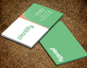 Business Card Design by chandrayaan.creative for Plentify | Design: #13367722