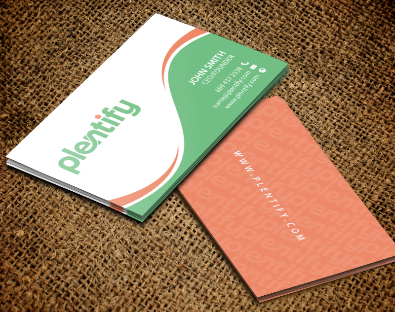 Business Card Design by chandrayaan.creative for Plentify | Design #13367723
