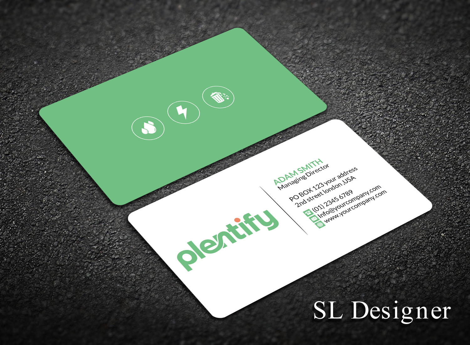 Business Card Design by SL Designer for Plentify | Design #13369667