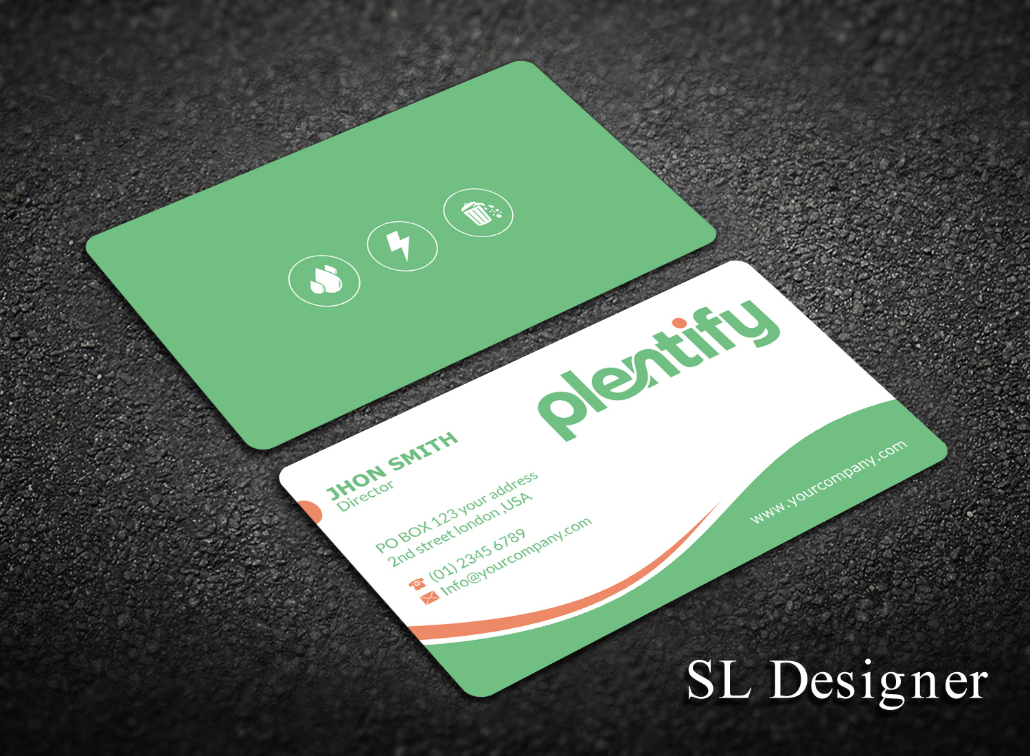 Diseño de Tarjeta de Presentación por SL Designer para Plentify | Diseño #13369669