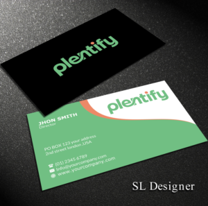 Business Card Design by SL Designer for Plentify | Design: #13369673