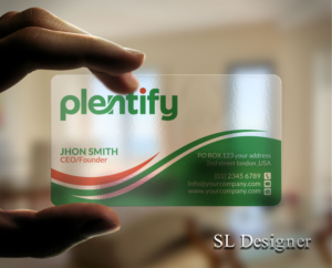 Business Card Design by SL Designer for Plentify | Design: #13369690