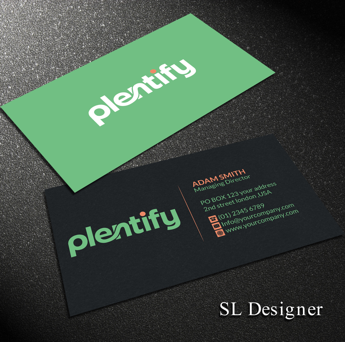 Diseño de Tarjeta de Presentación por SL Designer para Plentify | Diseño #13369701