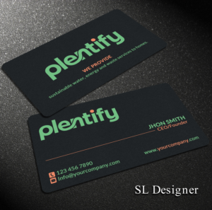 Business card for utility of the future | Visitenkarten-Design von SL Designer