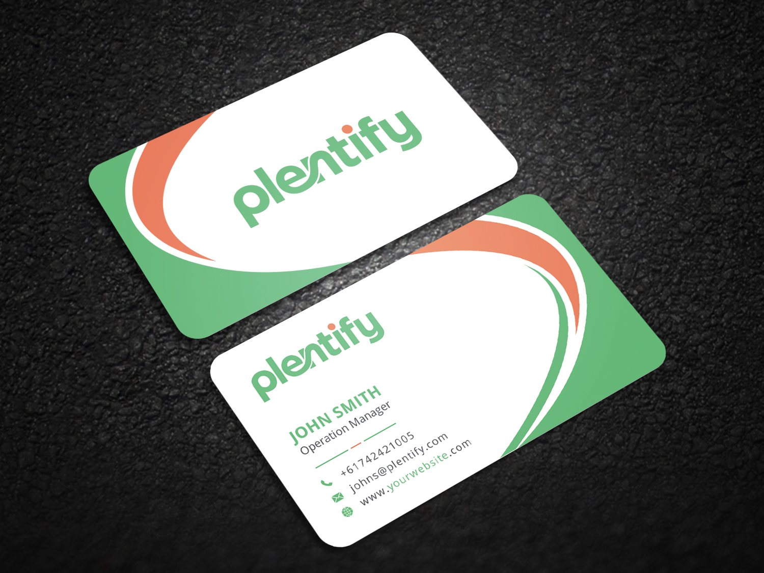 Visitenkarten-Design von Graphic Flame für Plentify | Design #13379705