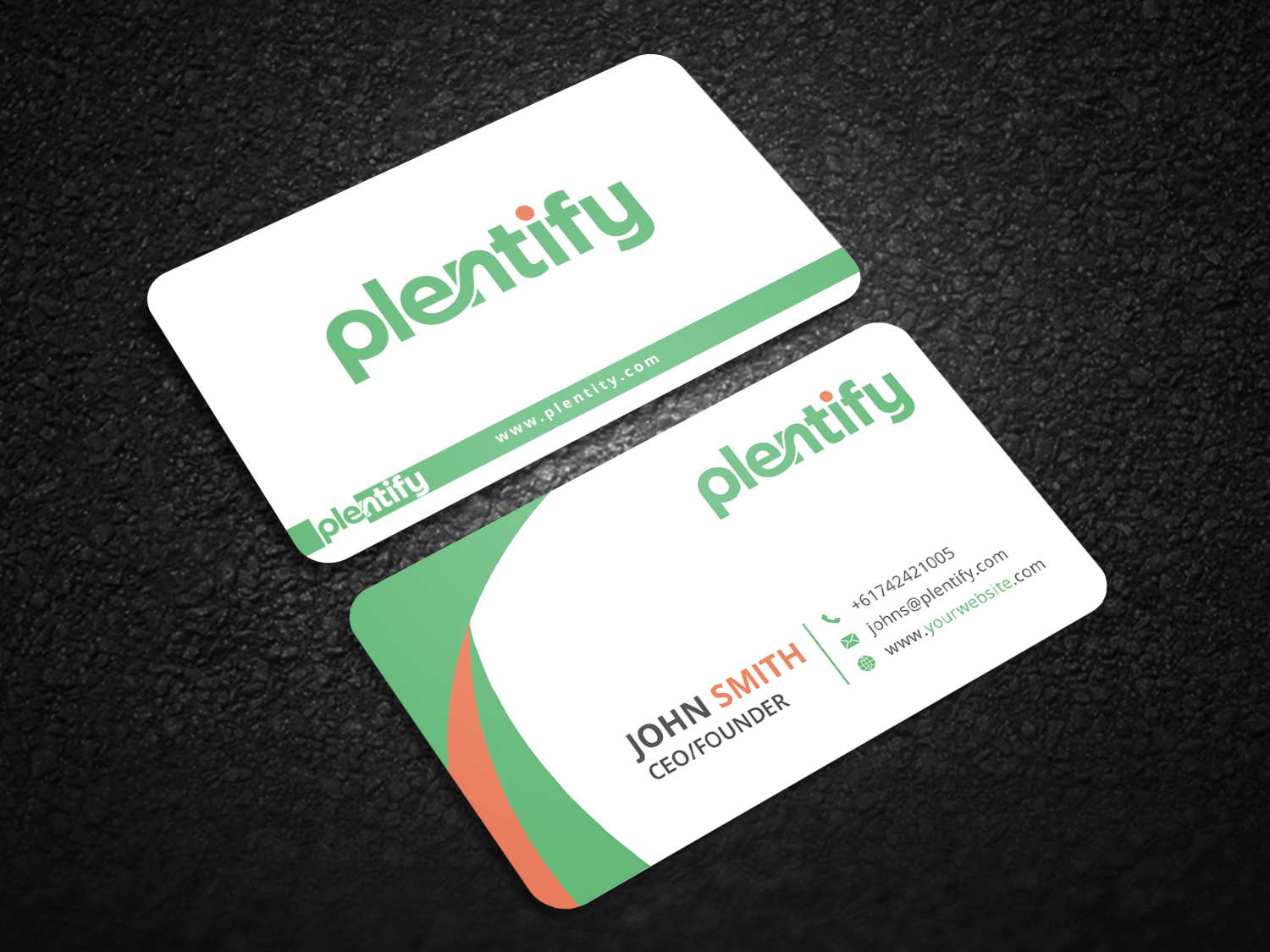 Business Card Design by Graphic Flame for Plentify | Design #13379706
