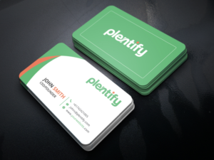 Business Card Design by Graphic Flame for Plentify | Design: #13379708