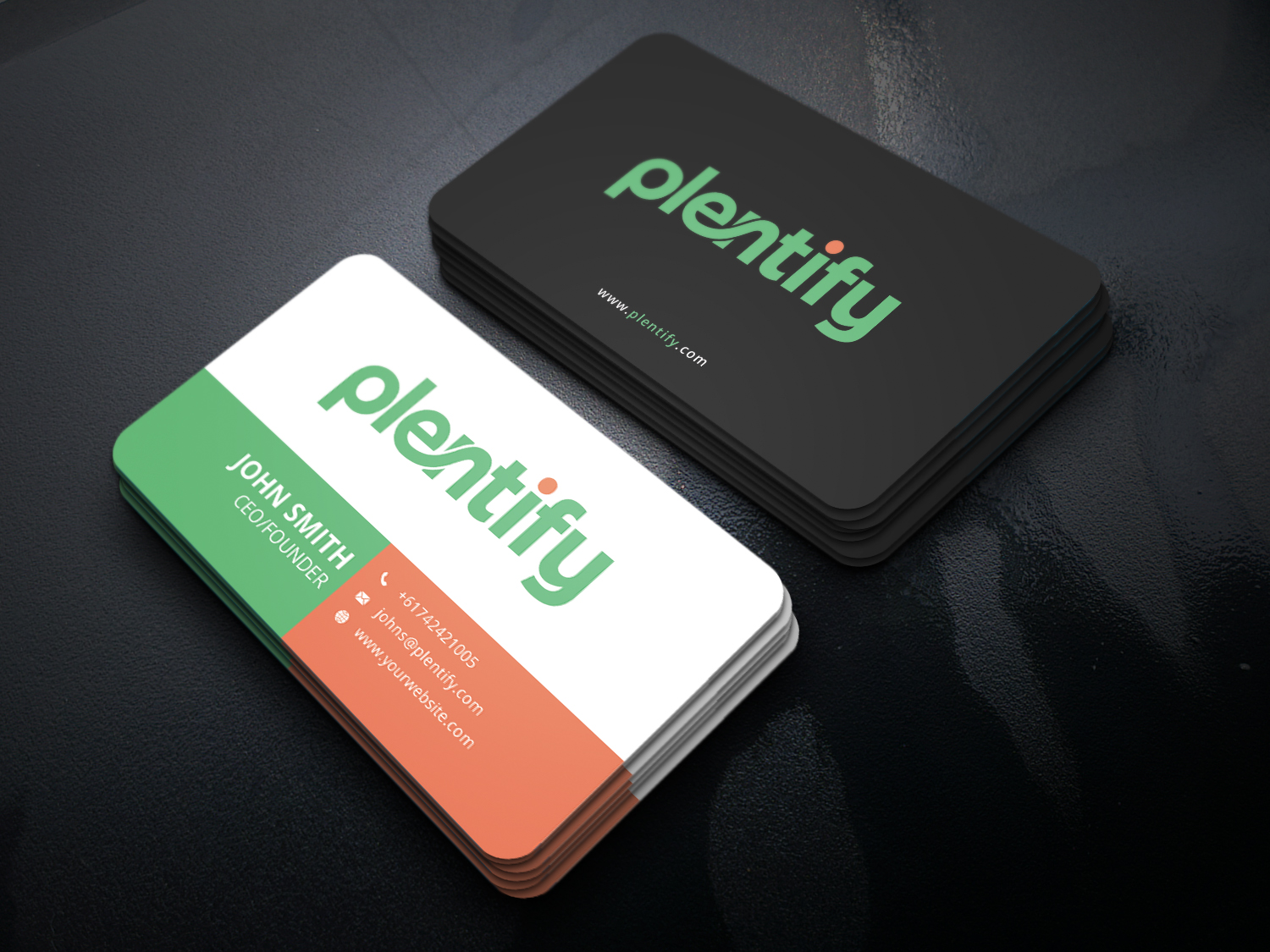 Business Card Design by Graphic Flame for Plentify | Design #13379728