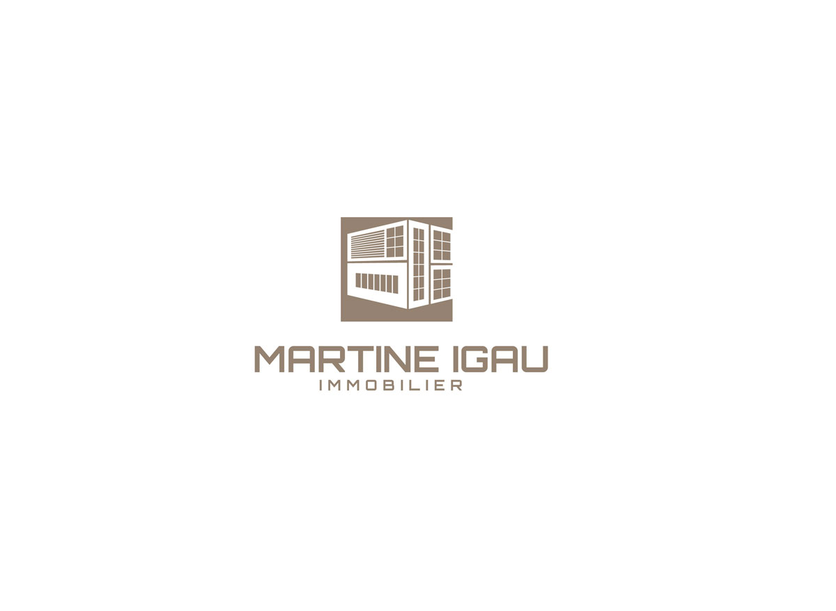 Logo Design by sbelogd for Martine Igau Immobilier | Design #13461420