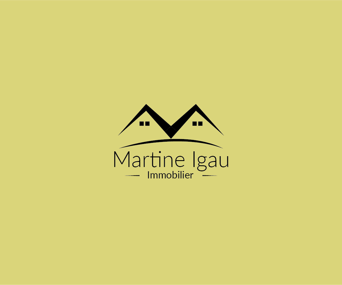 Logo Design by DShadows for Martine Igau Immobilier | Design #13598589