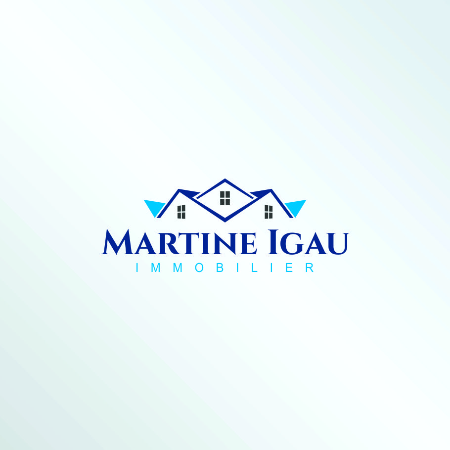 Logo Design by Arham Hidayat for Martine Igau Immobilier | Design #13554141