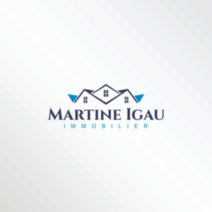 Logo Design by Arham Hidayat for Martine Igau Immobilier | Design #13554141