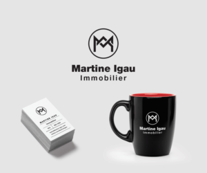 Logo Design by Nik_Studio_Geo for Martine Igau Immobilier | Design: #13422865