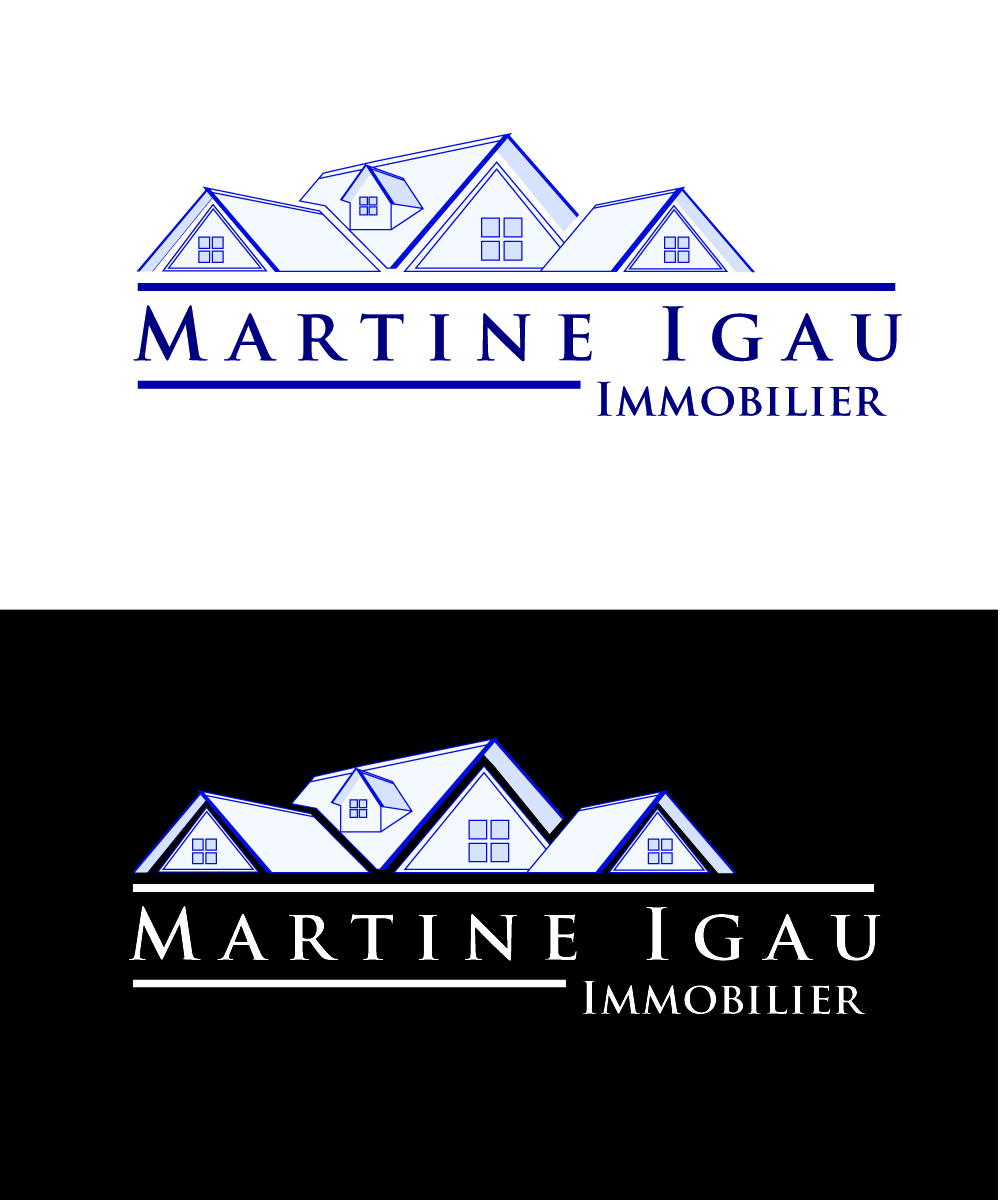 Logo-Design von Cholo für Martine Igau Immobilier | Design #13577317