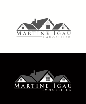 Logo Design by Cholo for Martine Igau Immobilier | Design: #13577331