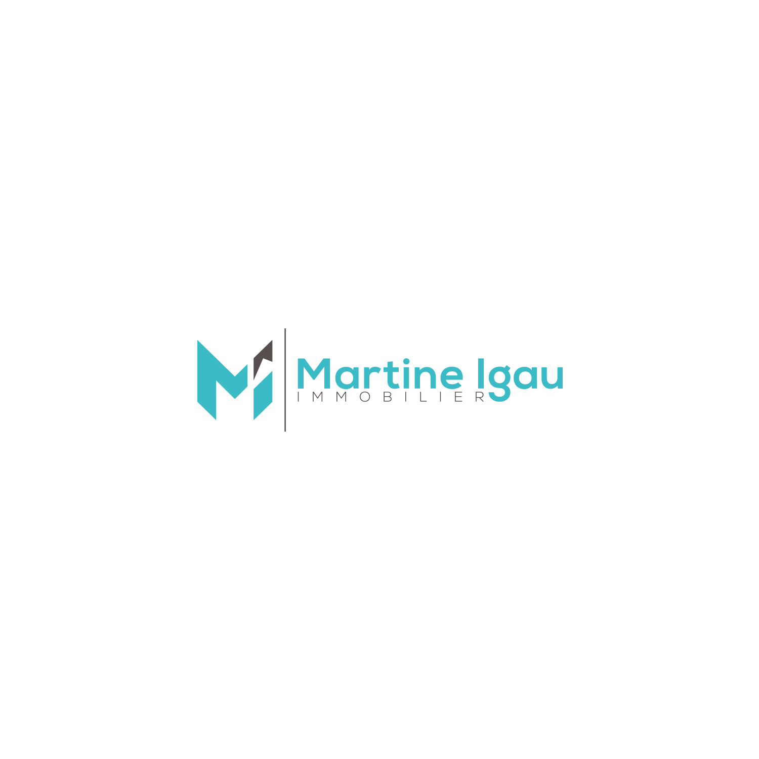 Logo-Design von M.CreativeDesigns für Martine Igau Immobilier | Design #13440085