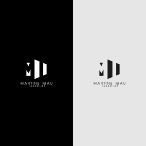 Logo Design by Masnung for Martine Igau Immobilier | Design #13448599