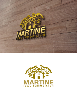 Logo Design by 3Guys for Martine Igau Immobilier | Design: #13427294