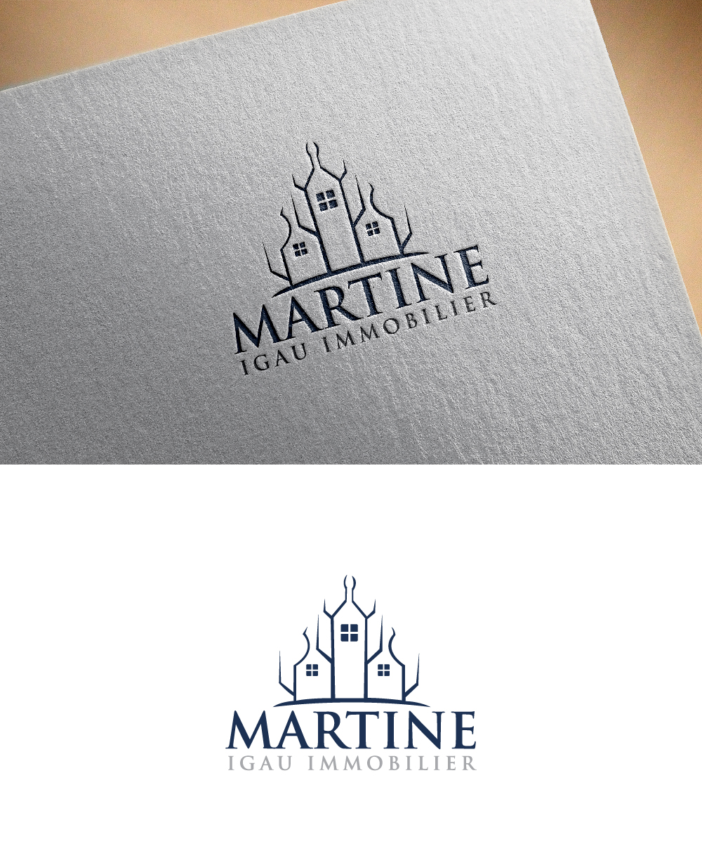 Design de Logo par 3Guys pour Martine Igau Immobilier | Design #13427295