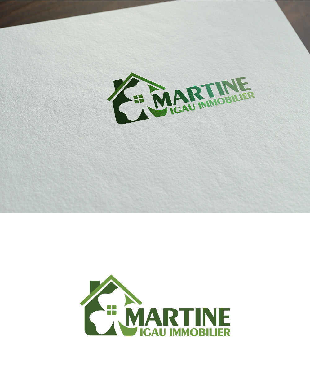 Design de Logo par 3Guys pour Martine Igau Immobilier | Design #13427296