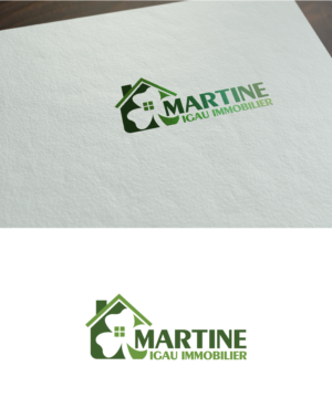 Logo Design by 3Guys for Martine Igau Immobilier | Design: #13427296