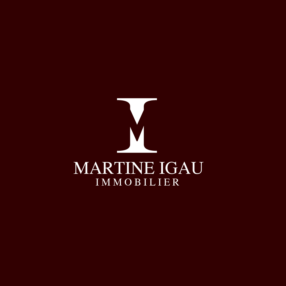 Logo Design by Graphiczone for Martine Igau Immobilier | Design #13467309
