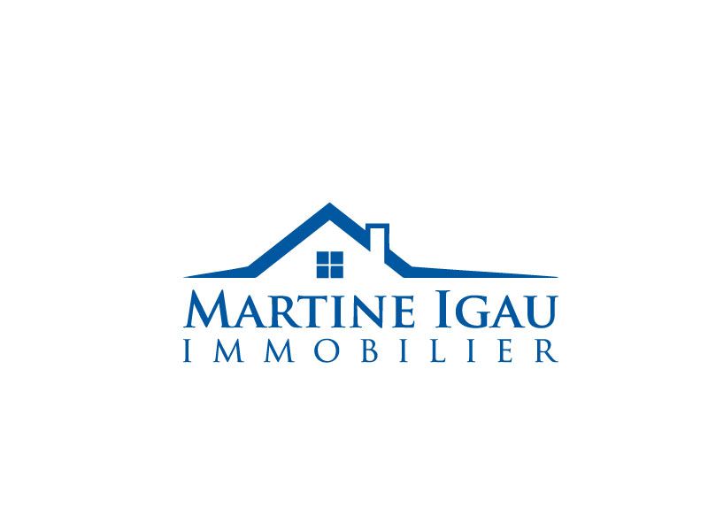 Logo Design by Back Home for Martine Igau Immobilier | Design: #13446711