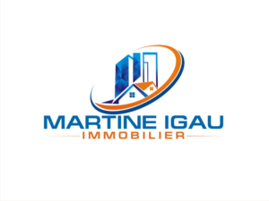Logo Design by delu 003 for Martine Igau Immobilier | Design: #13427575