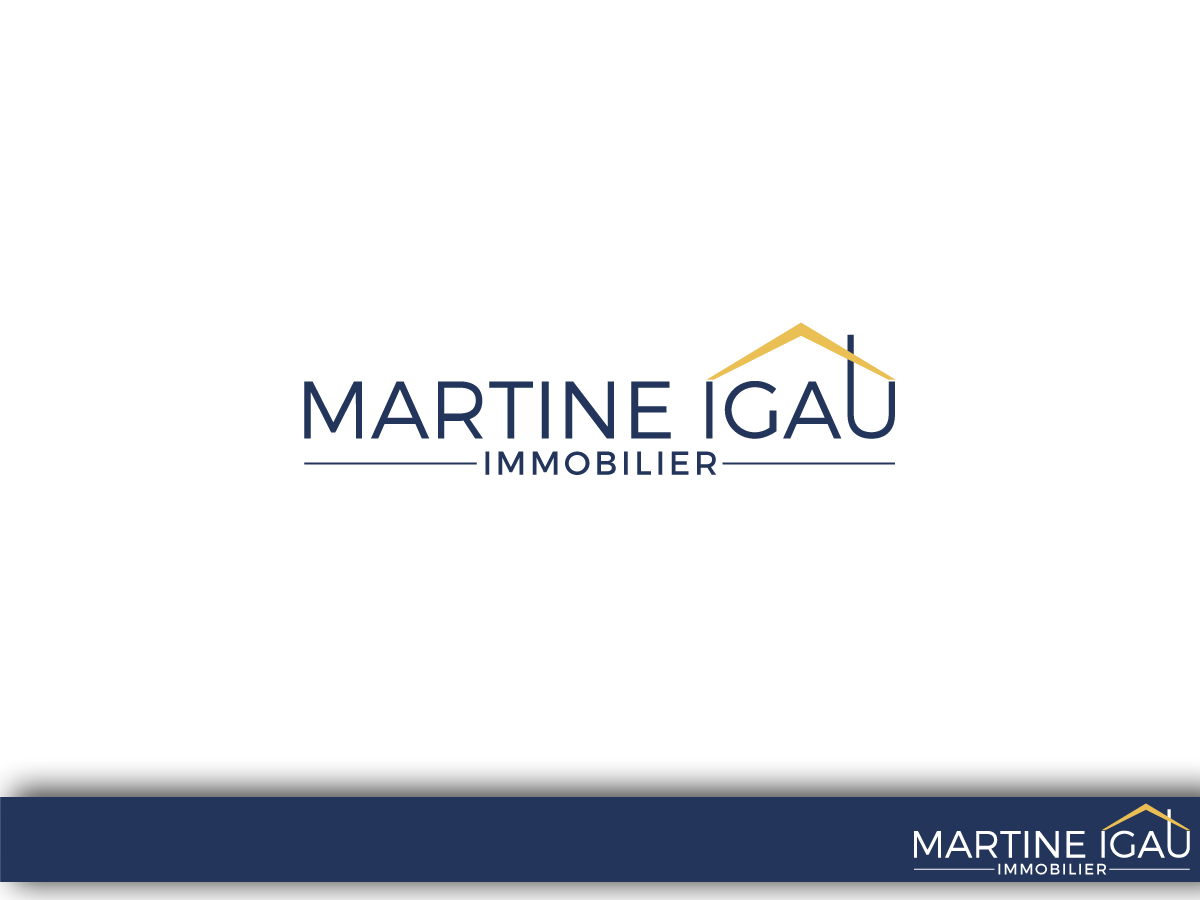 Logo Design by GBDESIGN for Martine Igau Immobilier | Design #13597741