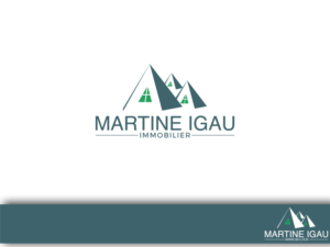 Logo Design by GBDESIGN for Martine Igau Immobilier | Design: #13597778