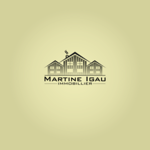 Logo Design by sonny.scarlet for Martine Igau Immobilier | Design #13572654