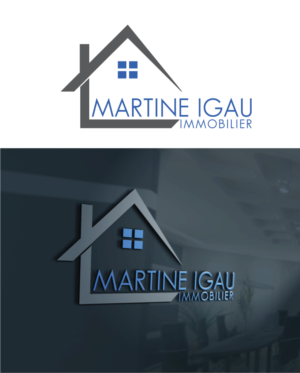 Logo Design by futurism for Martine Igau Immobilier | Design: #13422023