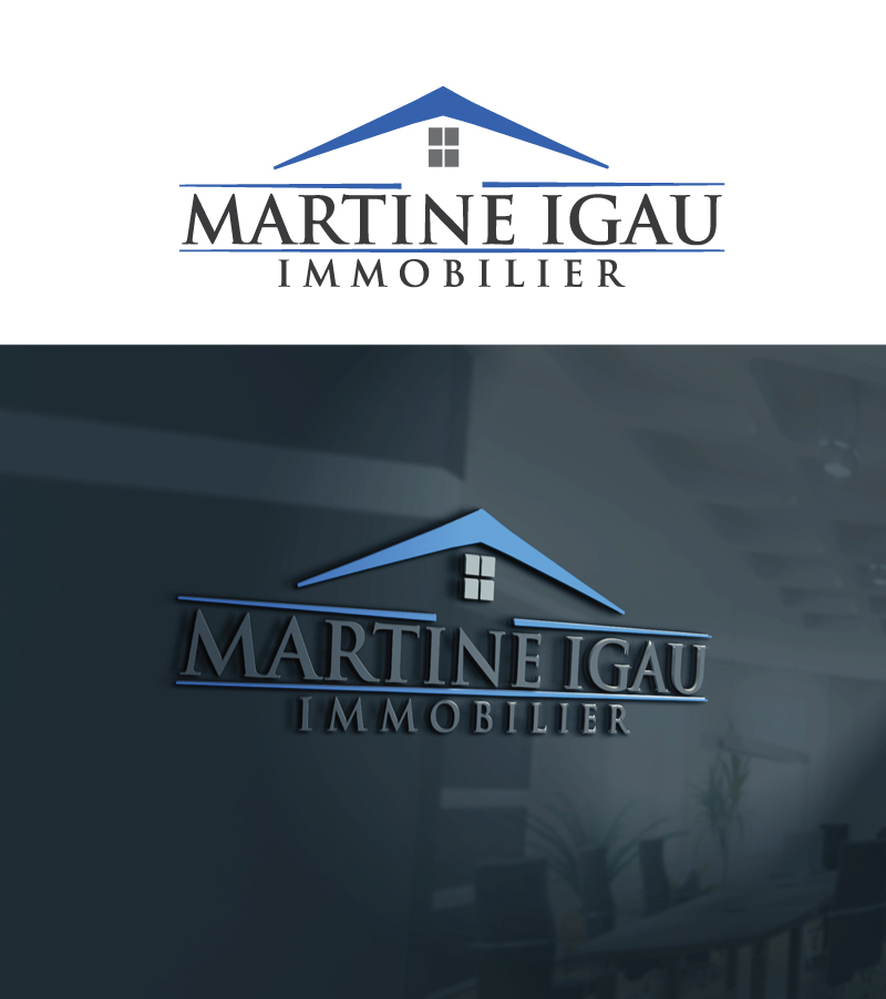 Logo-Design von futurism für Martine Igau Immobilier | Design #13422025