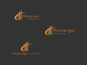 Logo Design by miziitinstitute for Martine Igau Immobilier | Design: #13581010
