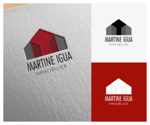 Logo Design by Phoenix Dragon for Martine Igau Immobilier | Design: #13471826
