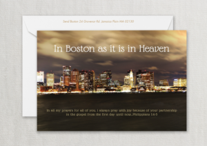 Send Boston Note Card Stationary | Stationery Design by Souvik Roy (Alex Pro)