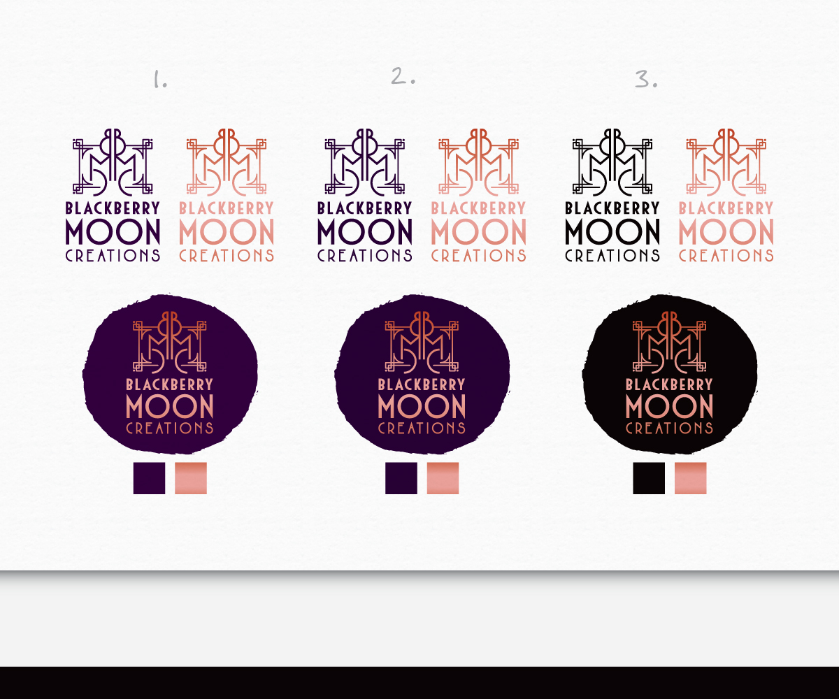 Logo Design by AD-X for Blackberry Moon Creations | Design #13503132