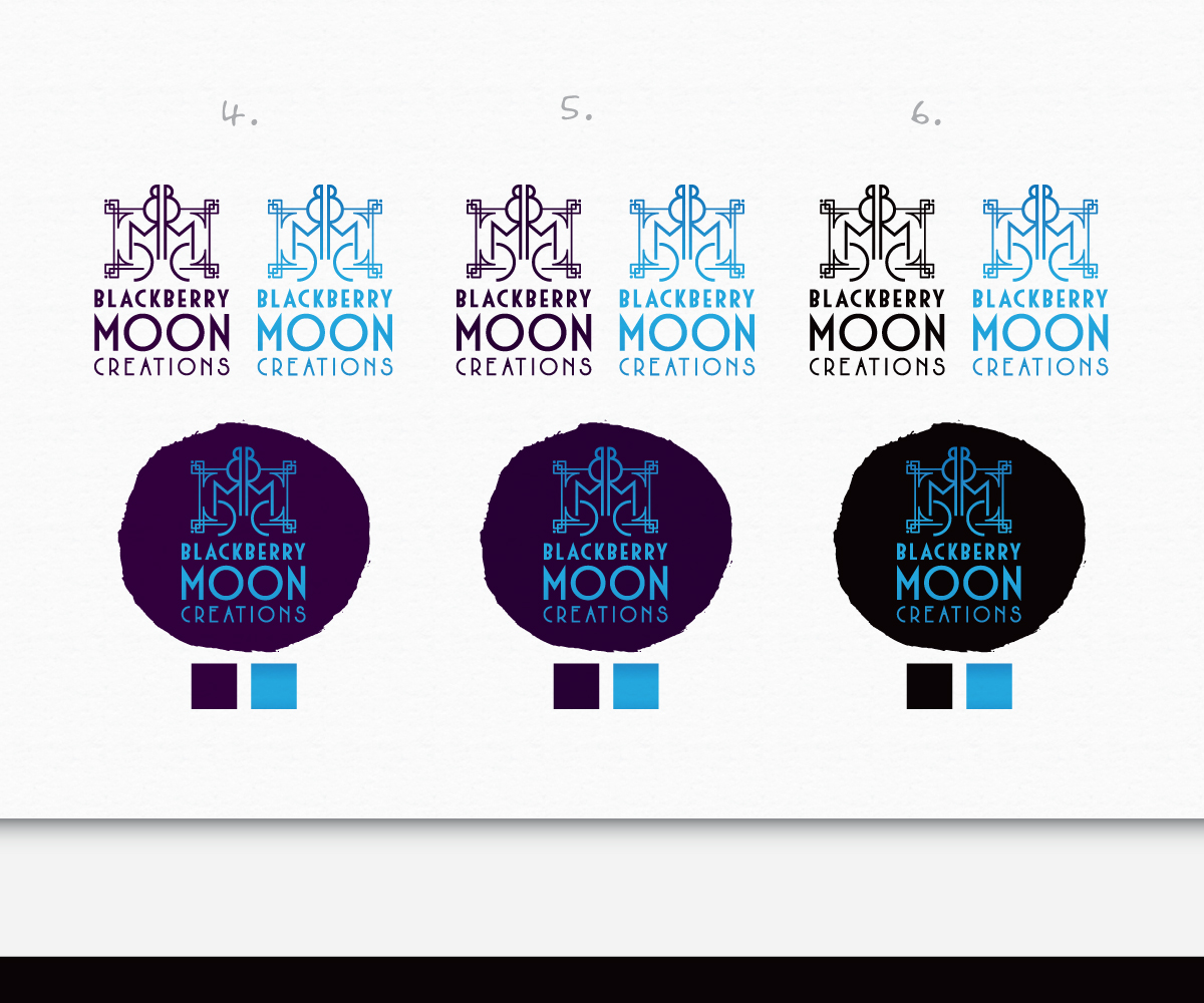 Logo Design by AD-X for Blackberry Moon Creations | Design #13503142