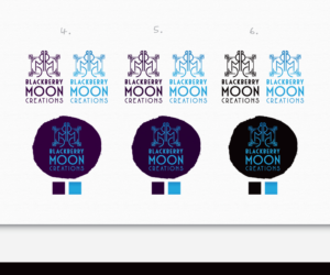 Logo Design by AD-X for Blackberry Moon Creations | Design: #13503142