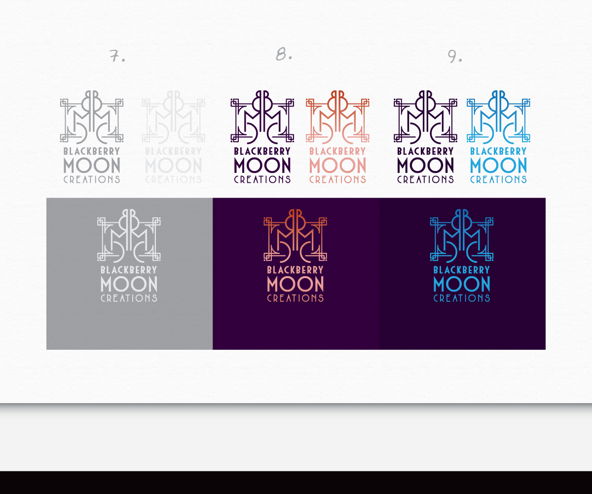Diseño de Logo por AD-X para Blackberry Moon Creations | Diseño #13503157