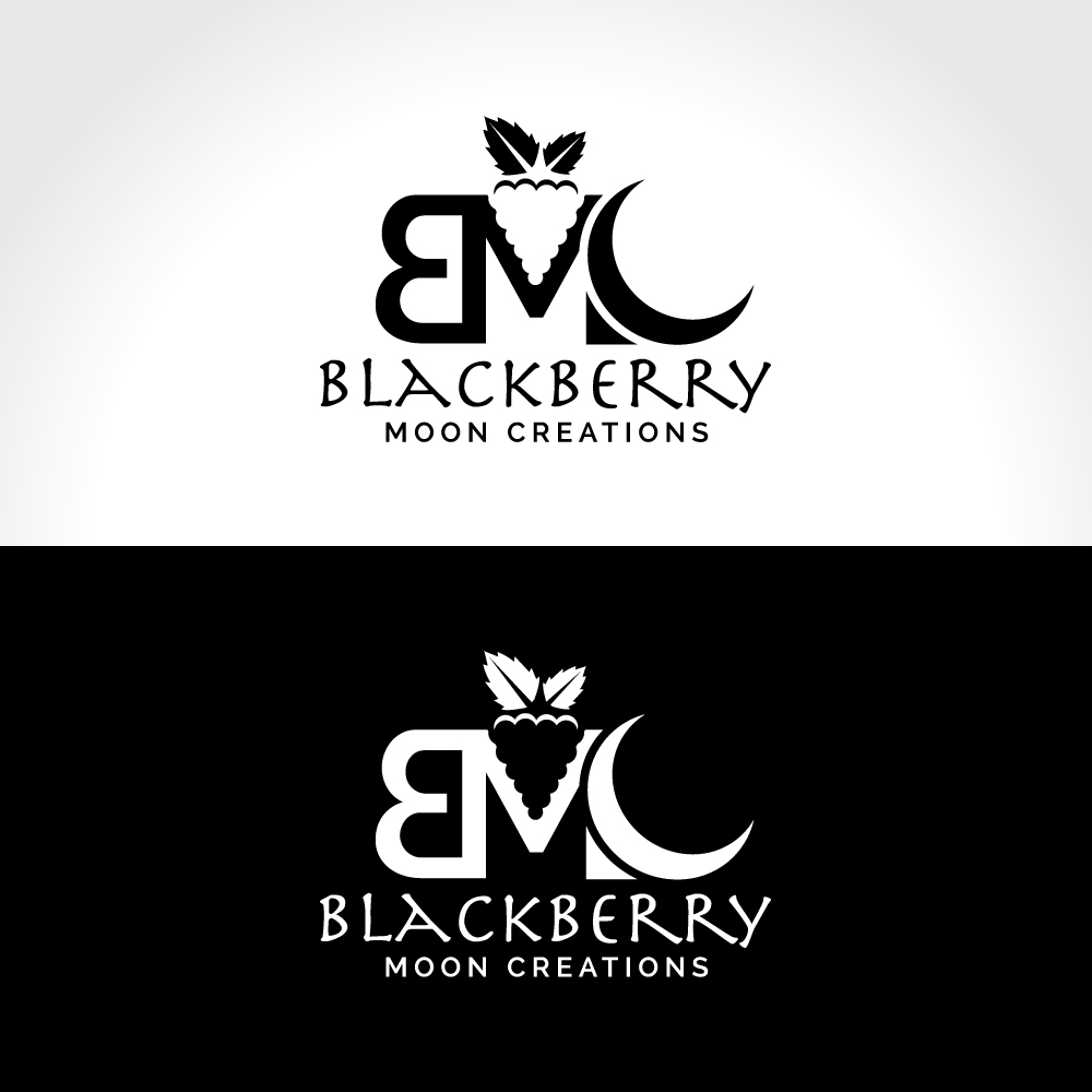Logo Design by Sujit Banerjee for Blackberry Moon Creations | Design #13408655