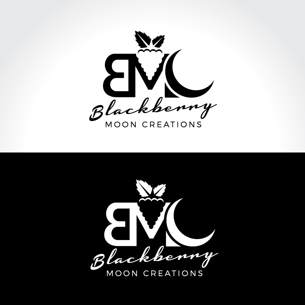 Logo Design by Sujit Banerjee for Blackberry Moon Creations | Design #13408656