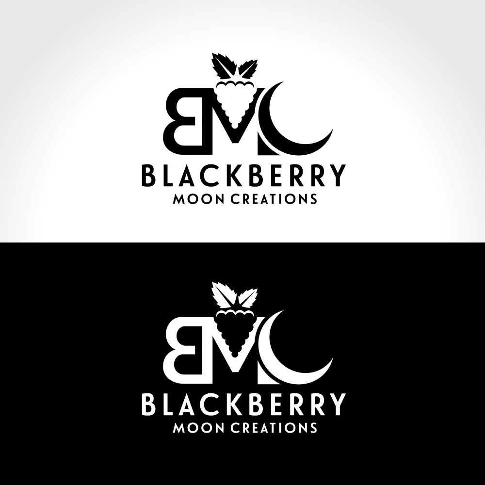 Logo Design by Sujit Banerjee for Blackberry Moon Creations | Design #13408658